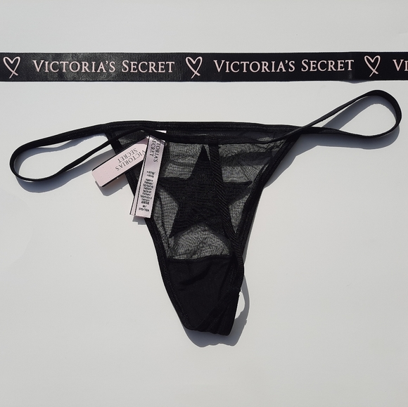 Victorias Secret VSTRING Rhinestone STAR Gem Panty - Picture 7 of 9